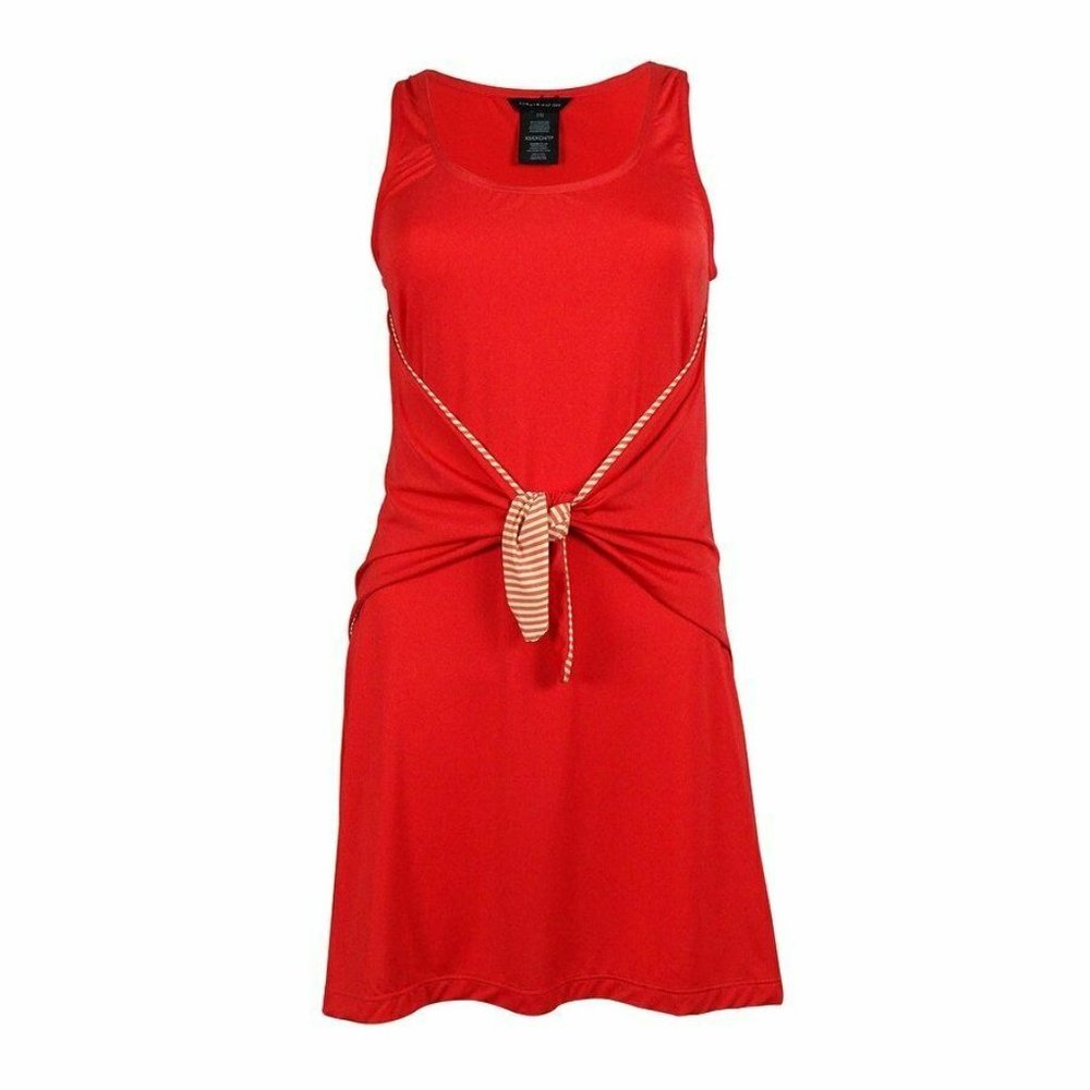 NWT Tommy Hilfiger Swimwear Bikini Cover up Dress Red